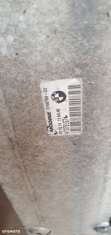 Pas przedni chłodnice wentylator wzmocnienie BMW X1 E84 Lift M-Pakiet 2.0D 9229021 7810291 7588974 - 6