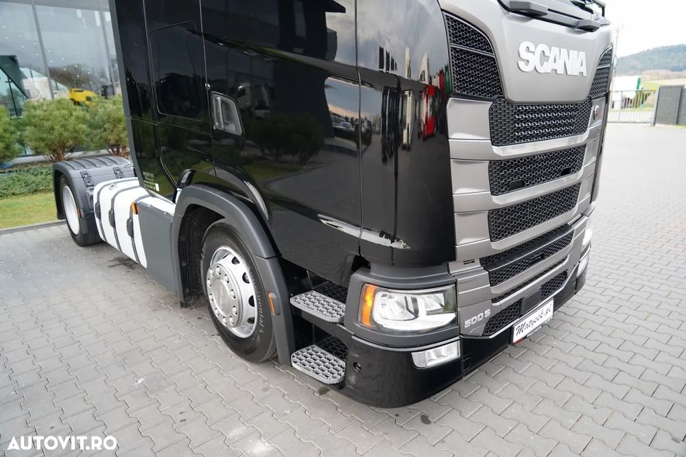Scania S 500 / RETARDER / PLATĂ JOSĂ / MEGA / REZERVORE DE COMBUSTIBIL 1.400 L / I-PARK COOL / DUPĂ CONTRACT DE SERVICE GOLD / - 11