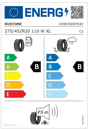 Anvelopa NOUA Vara  275/45R20 Kustone Passion P9S 110W - 2