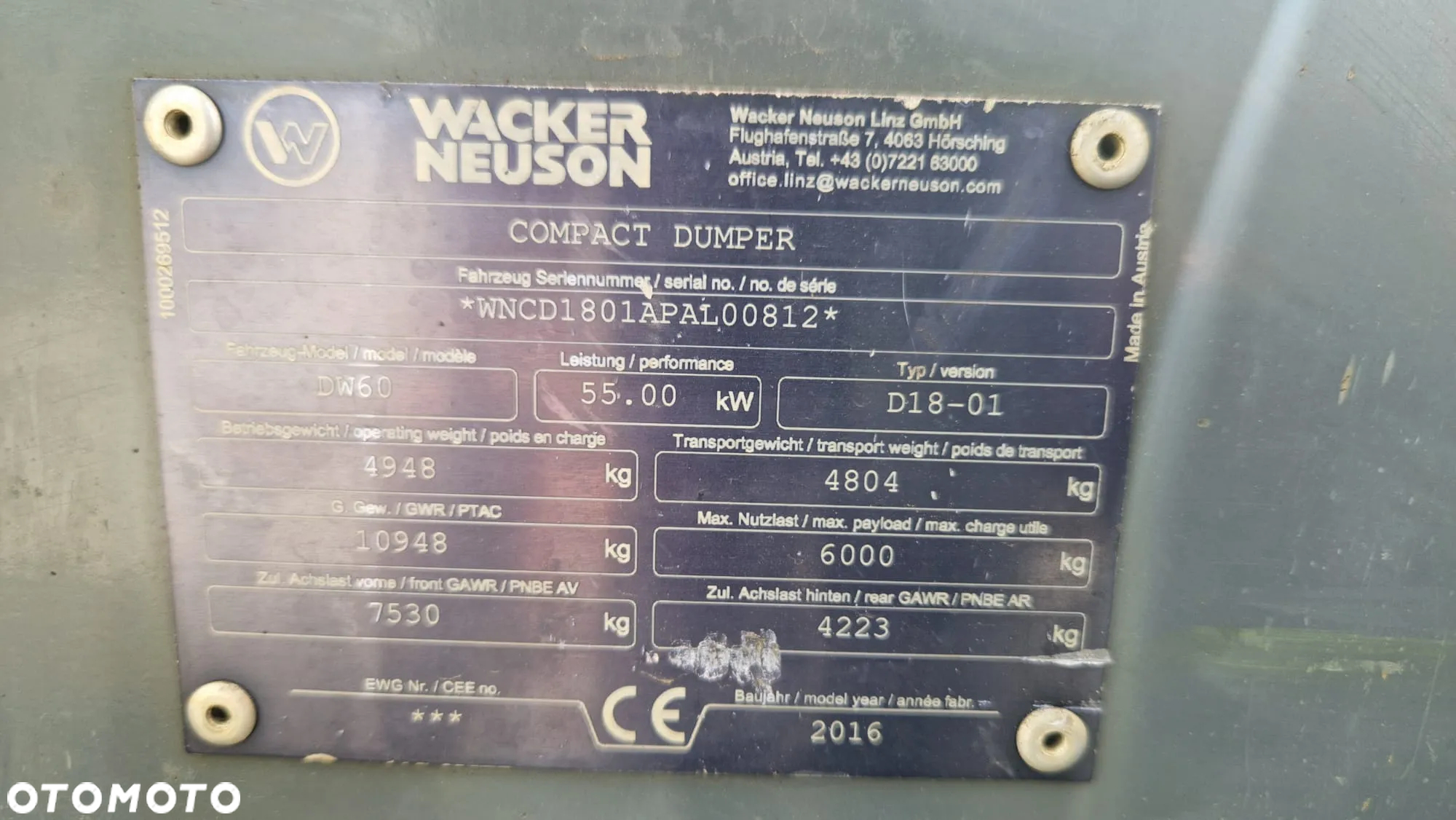 Wacker Neuson DW 60 OBROTOWY - 9