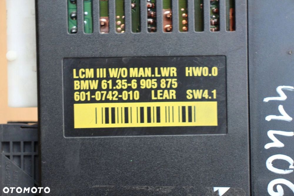 Moduł sterownik świateł BMW X5 e53 LCM III SW4.1 6905875 (2269) - 4