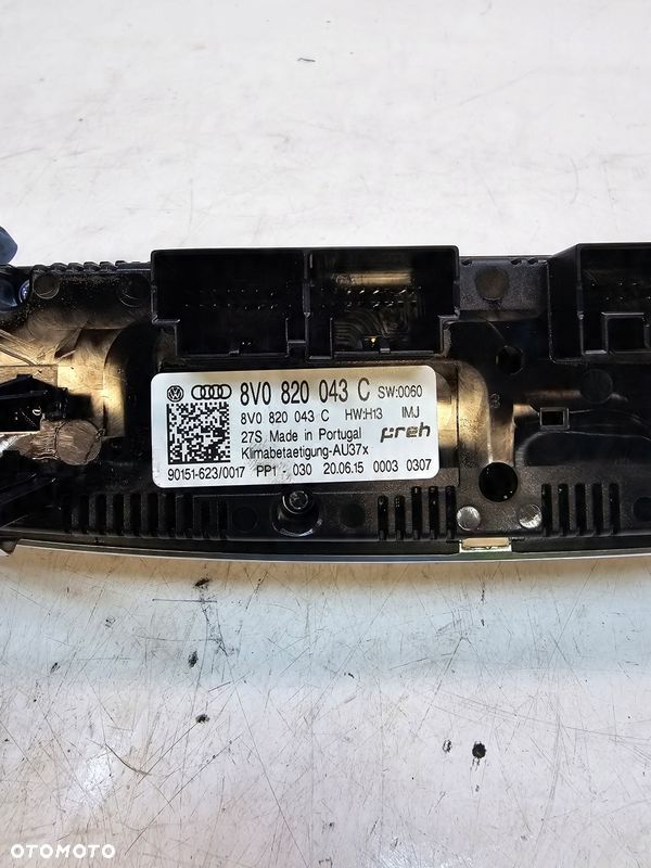 PANEL KLIMATRONIK AUDI A3 S3 8V 8V0820043C - 5