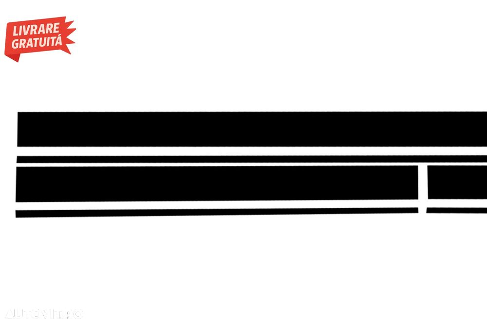 Set Stickere Capota/Plafon/Portbagaj si Laterale Negru Mat Mercedes C205 Coupe A20- livrare gratuita - 2