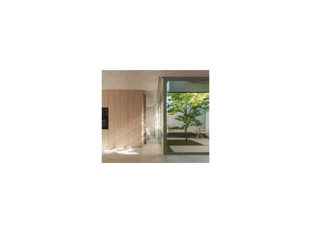 Moradia T2+1 com Terraço e Jardim, com 3 lugares de garagem - Grande imagem: 5/34