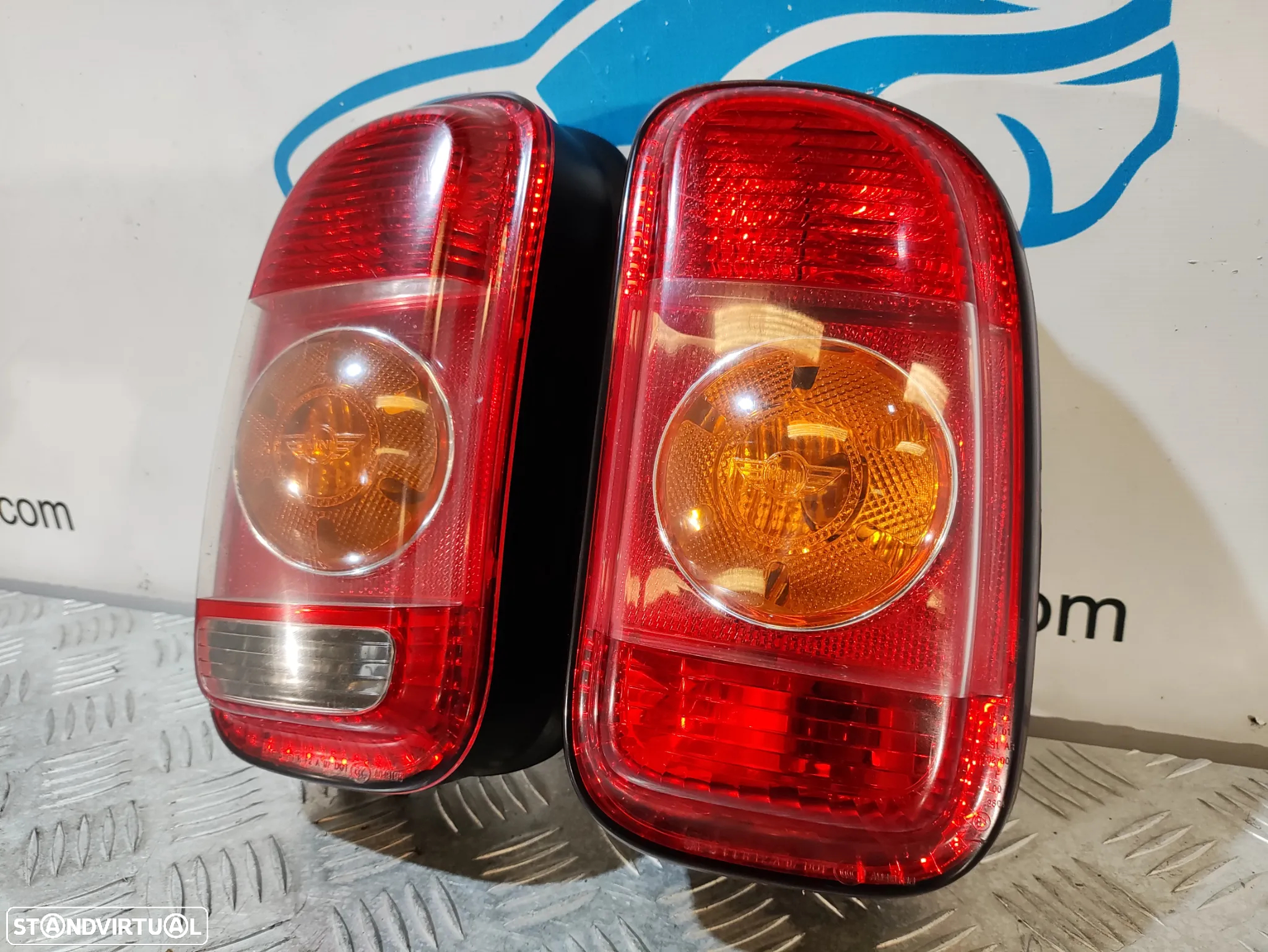 FAROLIM FAROLINS TRASEIRO TRÁS ESQUERDO DIREITO MINI COOPER R55 CLUBMAN 63212755115 2755115 63212755116 27551156 - 2