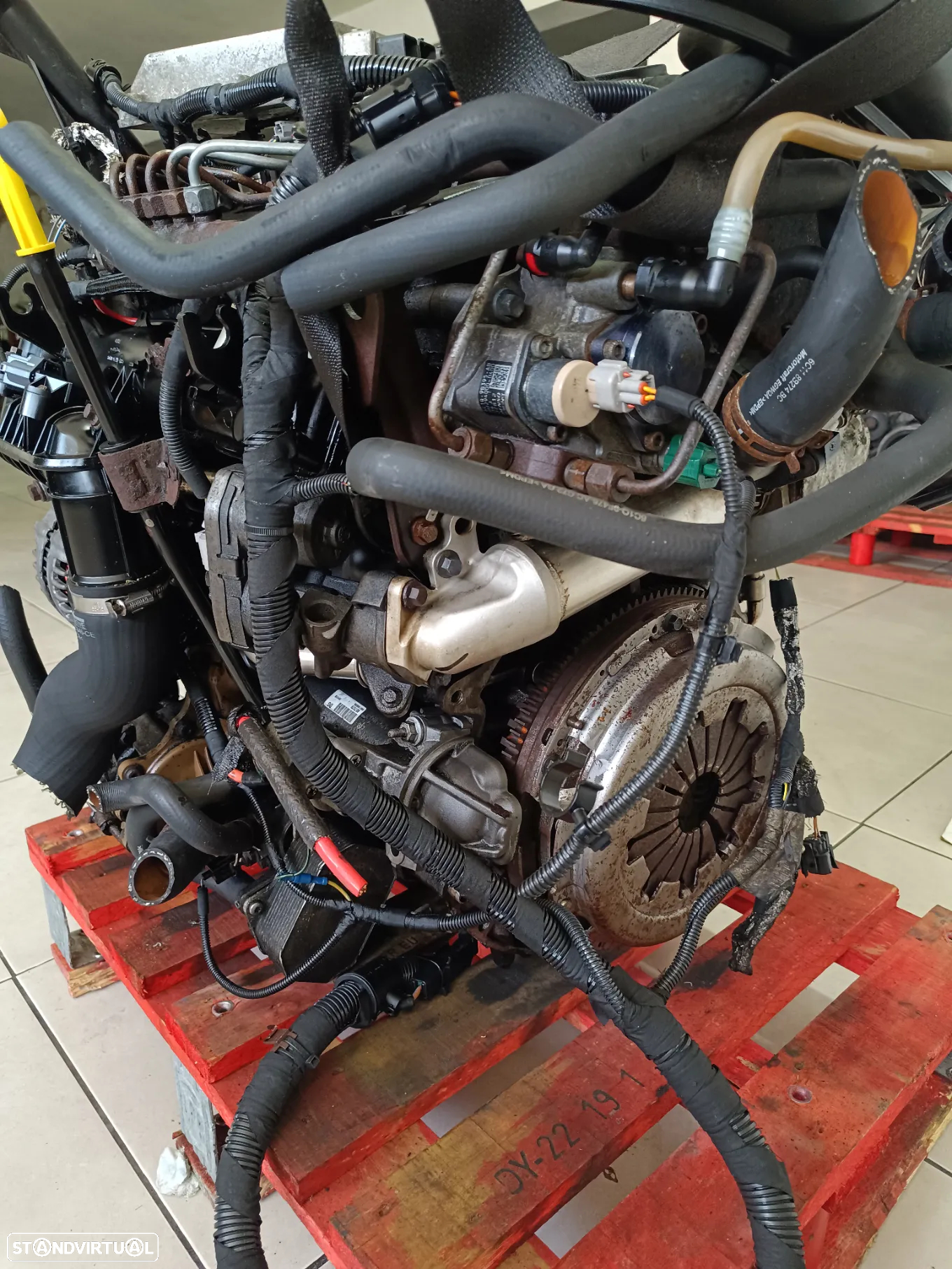 Motor Ford Transit 2.2TDCI 130cv QWFA - caixa 5 velocidades 6C1R-7002-NC centralina 8C11-12A650-CE - 4HV 4HU 4HH - 7