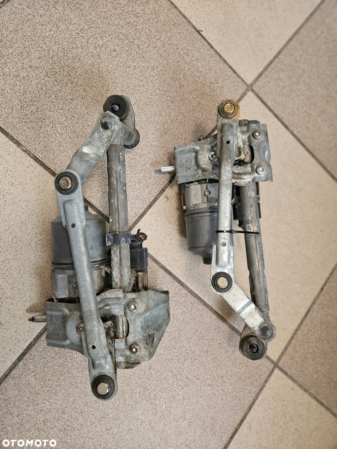 Silniczek mechanizm lewy prawy wycieraczek VW Touran I Europa 1T0955120C 1T0955119C - 6