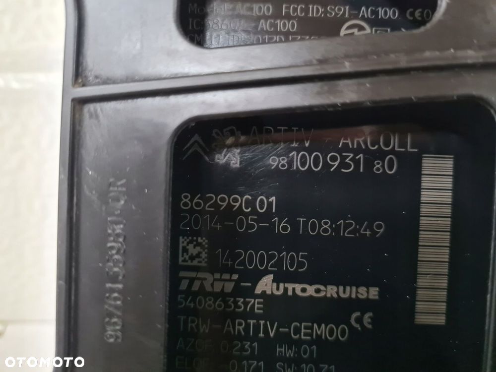 Radar distronic Citroen C4 Picasso II - 3