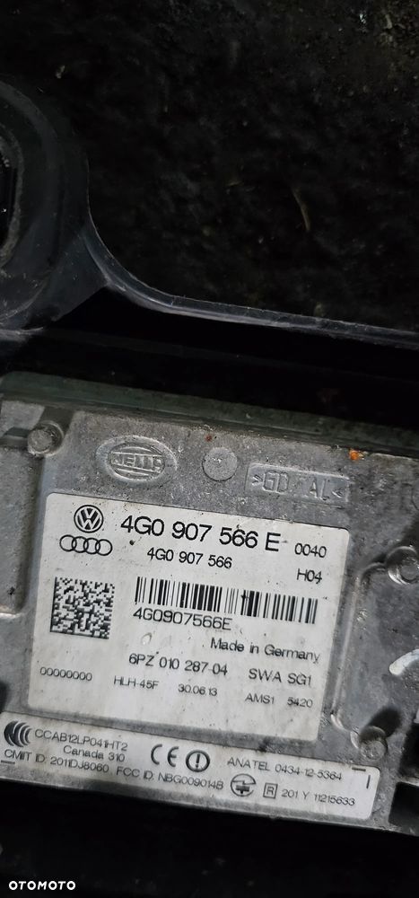 RADAR ASYSTENT PASA RUCHU CZUJNIK AUDI A6 C7 4G0907566E - 1