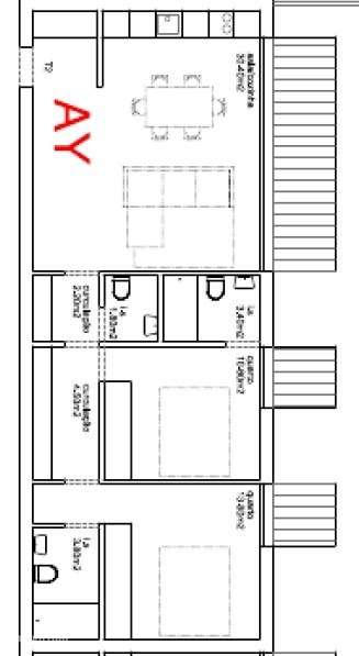 T2, em projeto, com varandas (sala e quartos) e garagem no Grande Port - Grande imagem: 5/5