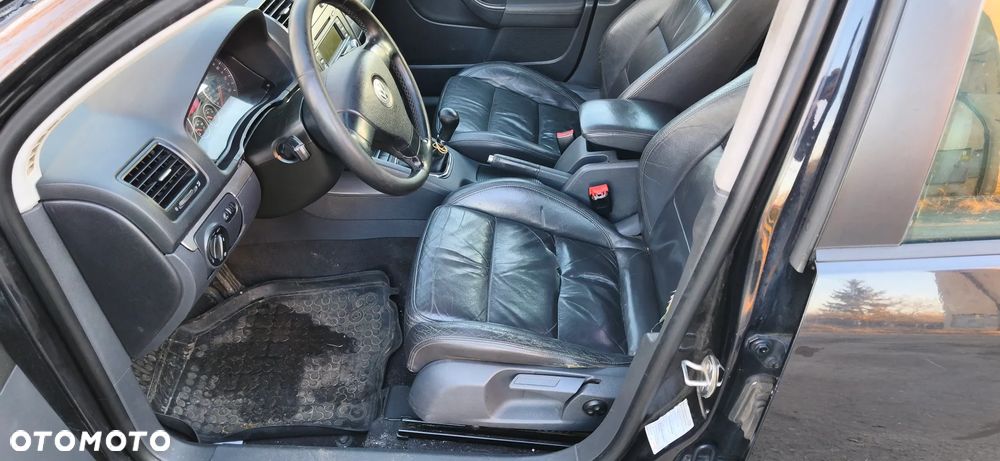 Podłokietnik skórzany VW Golf 5 skóra tunel nawiewu - 2