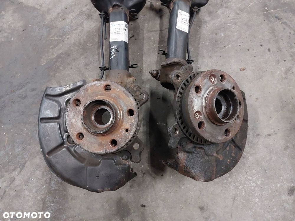 AMORTYZATOR SPRĘŻYNA ZWROTNICA LEWY PRZÓD + PRAWY PRZÓD GOLF IV 1.8 T TURBO - 4