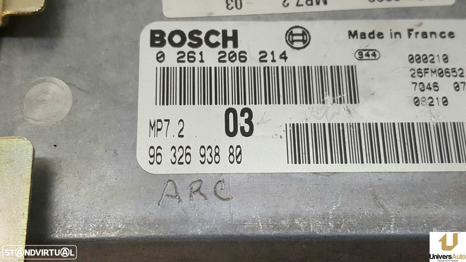 CENTRALINA DO MOTOR UCE PEUGEOT 306 BERLINA 3/4/5 PUERTAS (S2) BOULEBARD - 4