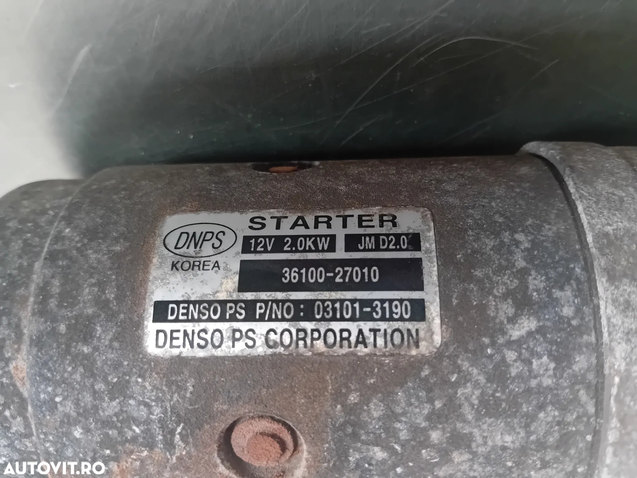 Electromotor Hyundai Santa Fe 2 II 2.2 Crdi Automat Motor D4EB Cod 36100-27010 - 8