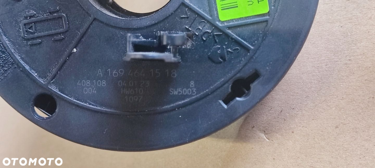 MERCEDES W169 W203 W245 ZWIJAK TAŚMA AIRBAG CZUJNIK KĄTA SKRĘTU A1694641518 - 4