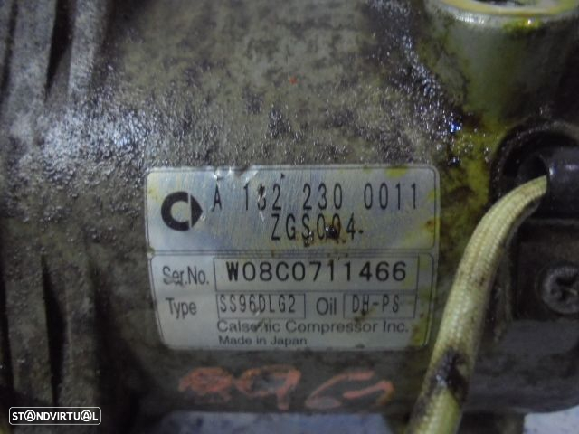 Compressor AC A1322300011 SMART  FORTWO 2 451 2008 1.0I 60CV 3P BRANCO GASOLINA CALSONIC COMPRESSOR INC - 5