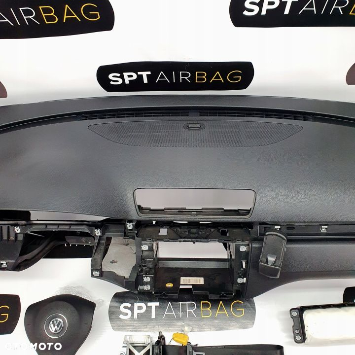 VW PASSAT B6 DESKA ROZDZIELCZA KONSOLA KOKPIT PULPIT PODUSZKI AIRBAG AIR BAG PASY KIT SET - 3