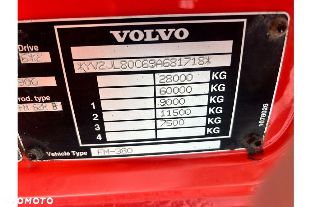 Volvo FM380 6X2*4 EURO5 + HIAB CRANE + JOAB - 29