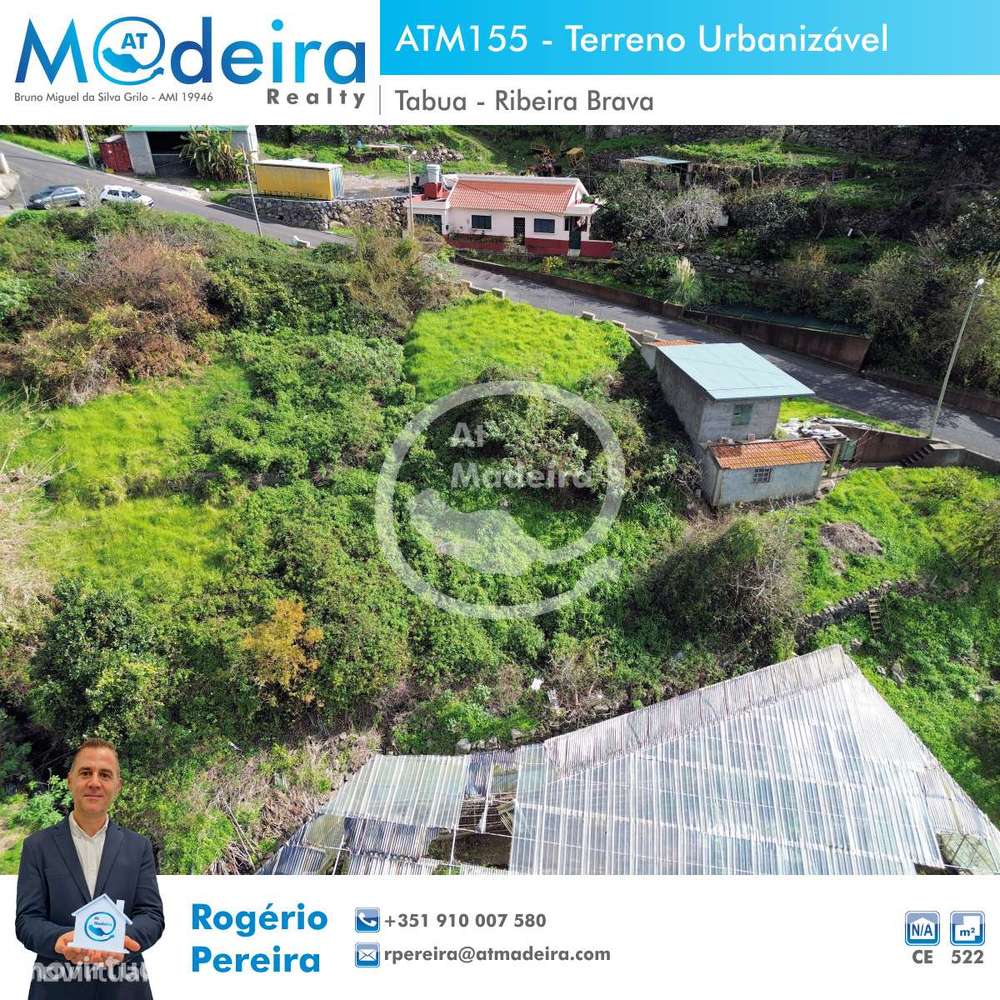 Terreno Urbanizável - 522 m2 - Tabua - Ribeira Brava - Grande imagem: 2/5