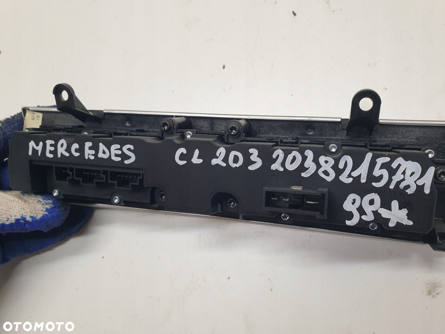 PANEL WŁĄCZNIK AWARYJNYCH MERCEDES CL203 2038215781 - 5