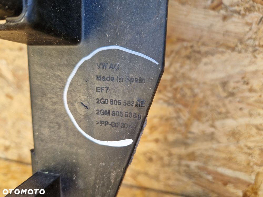 VW POLO 6 VI PAS PRZEDNI wzmocnienie belka zderzaka przód 2G0805588 - 4