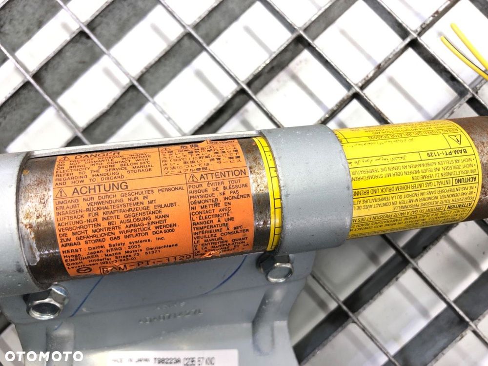 KURTYNA POWIETRZNA LEWY  MAZDA 5 (CR19) 2005 - 2010 2.0 CD (CR19) 105 kW [143 KM] olej napędowy - 6