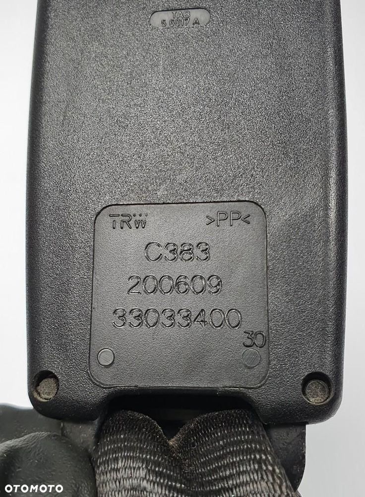 ZAPINKA PASA BEZPIECZEŃSTWA TYŁ TYLNA FIAT PANDA II 33033400 - 3