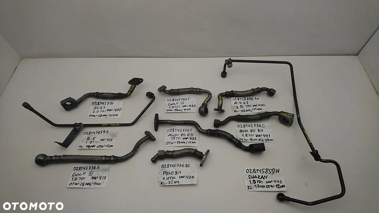 VW AUDI SEAT SKODA RURKA TURBOSPRĘŻARKI - 8