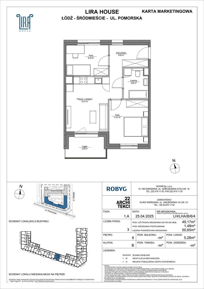 3-pokojowe mieszkanie 49m2 + loggia Bez Prowizji - Pełny obrazek: 2/7