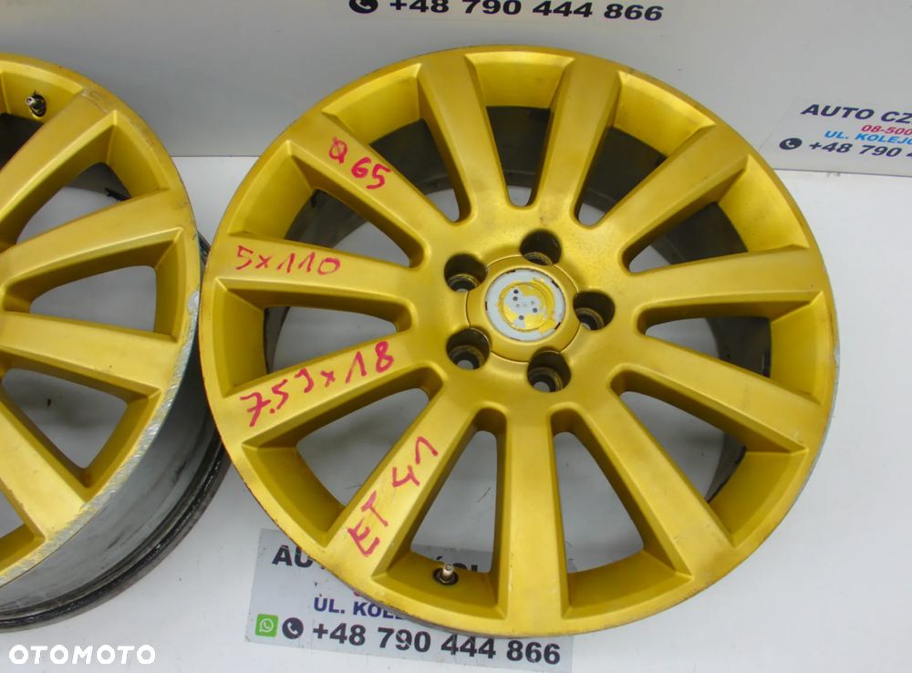Opel Felgi Aluminiowe  5x110  7.5Jx18  et41 - 3