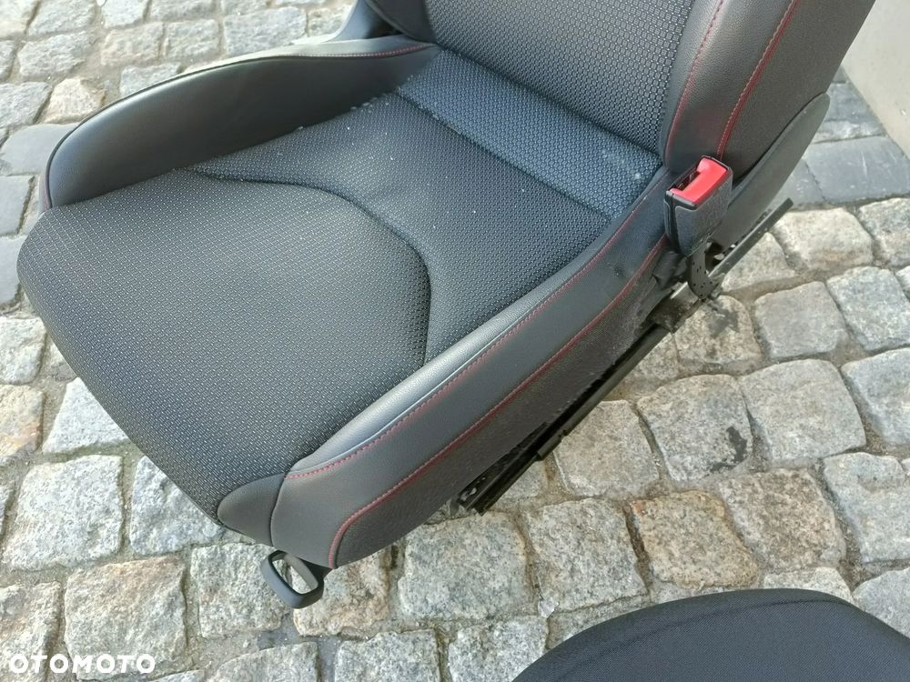 Fotele Seat Leon 3 III FR Skóra Kanapa Przekładka Siedzenia - 11