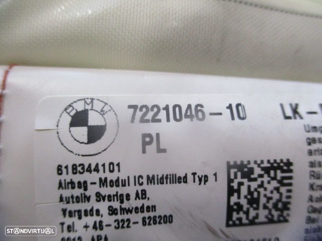 Airbag Cortina 722104610 BMW F20 2016 116D 115CV 3P PRETO DRT - 4