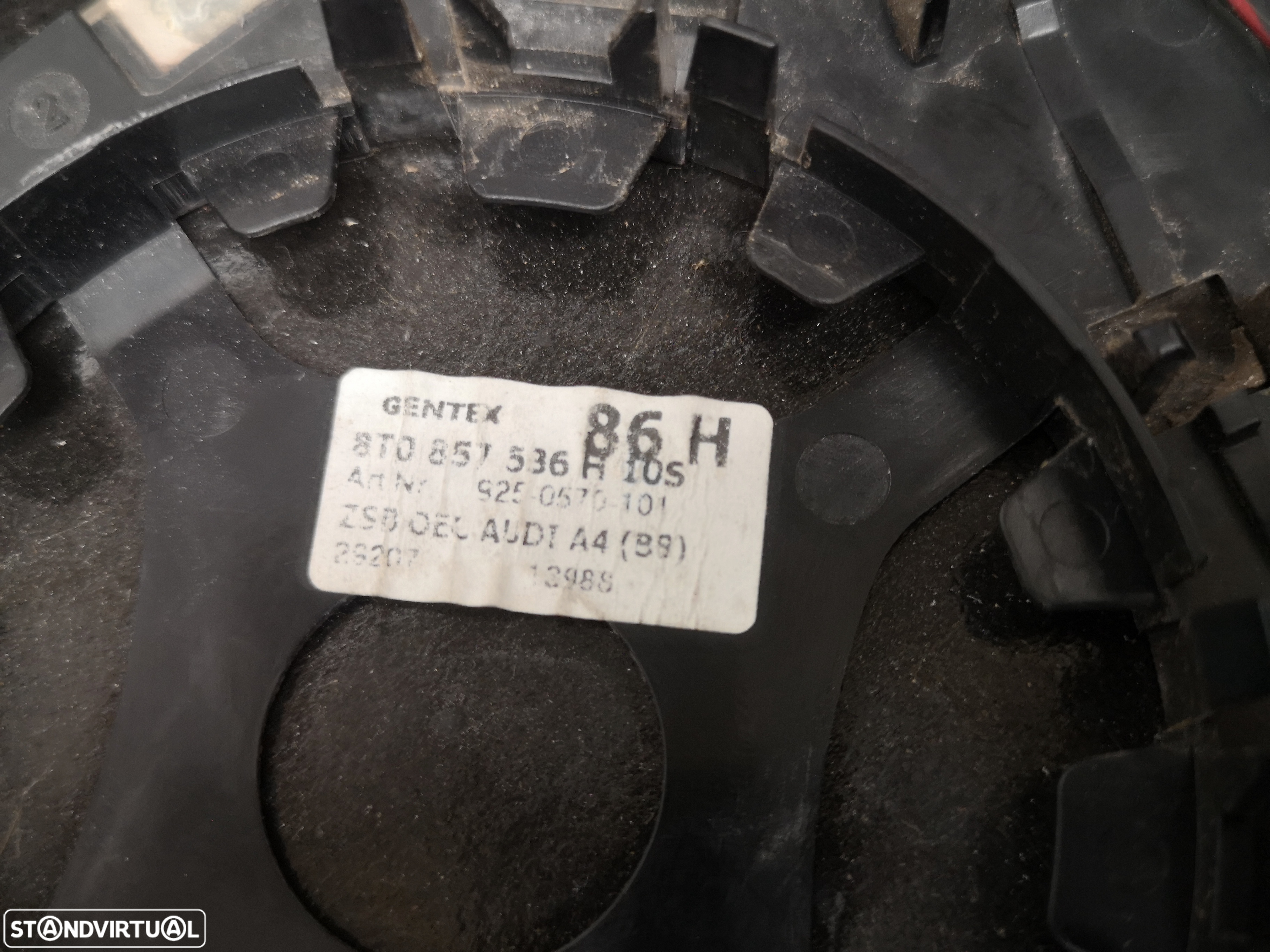 Vidro do espelho retrovisor direito  originais Audi A4 A5 B8 2008+ - 5