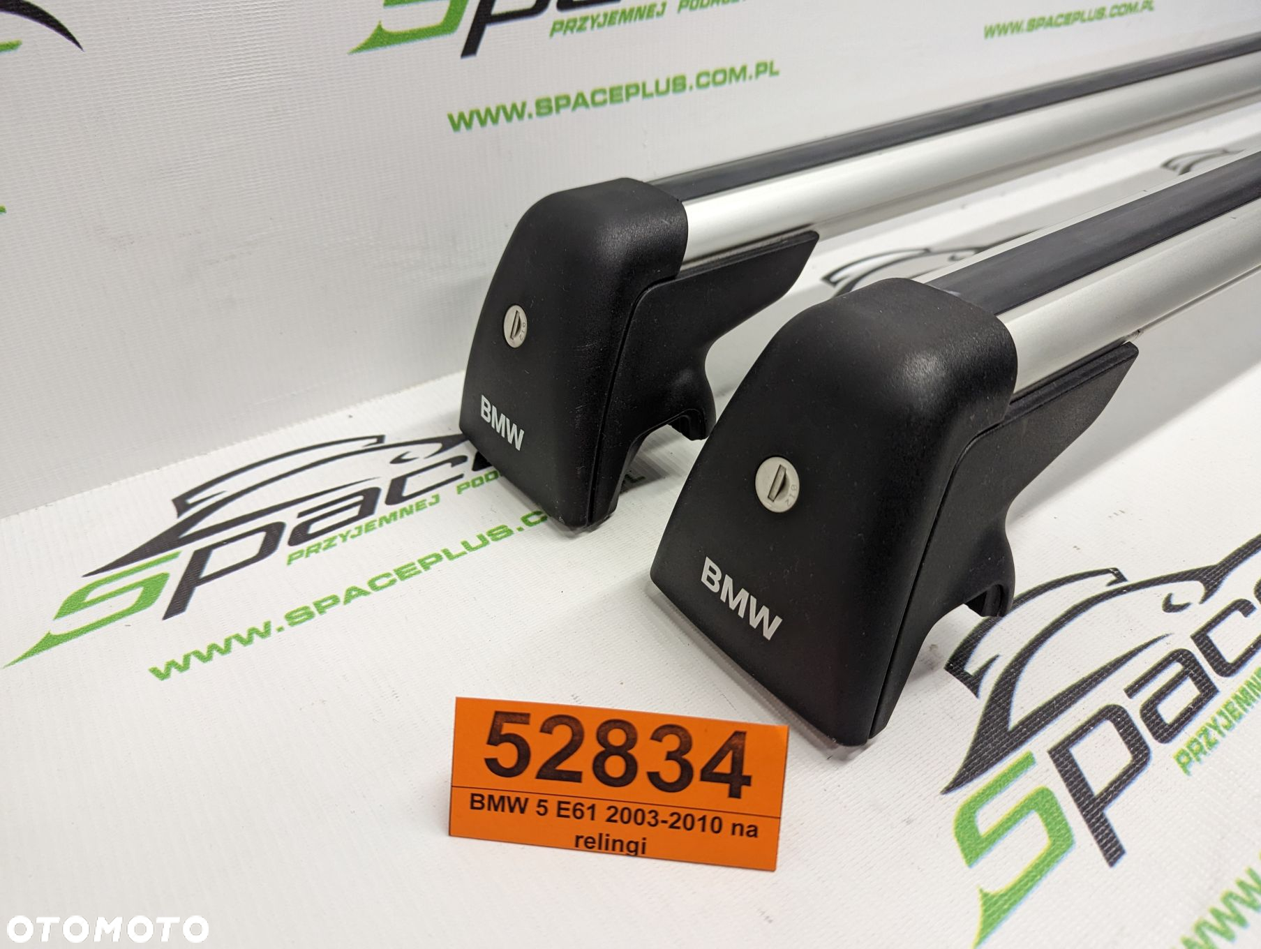 Bagażnik dachowy bazowy belki poprzeczki BMW 5 E61 2003-2010 na relingi - 2