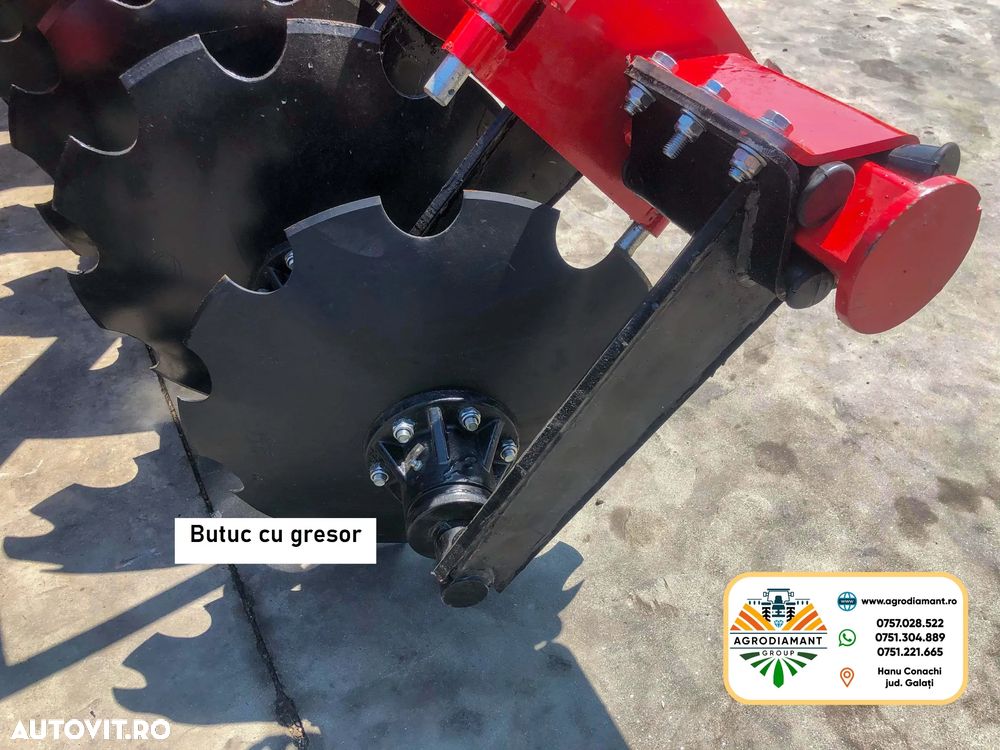 STRUMIK TIGER 4M - Disc Agricol cu talere independente - tavalug COARDA sau ELICOIDAL - 11