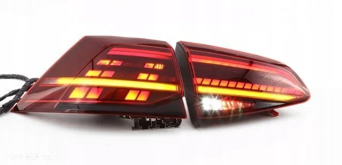 Lampy tyl ne kpl Full LED Diody Tuning Lift 7.5 Gti-look VW Golf VII 7 5g - 4