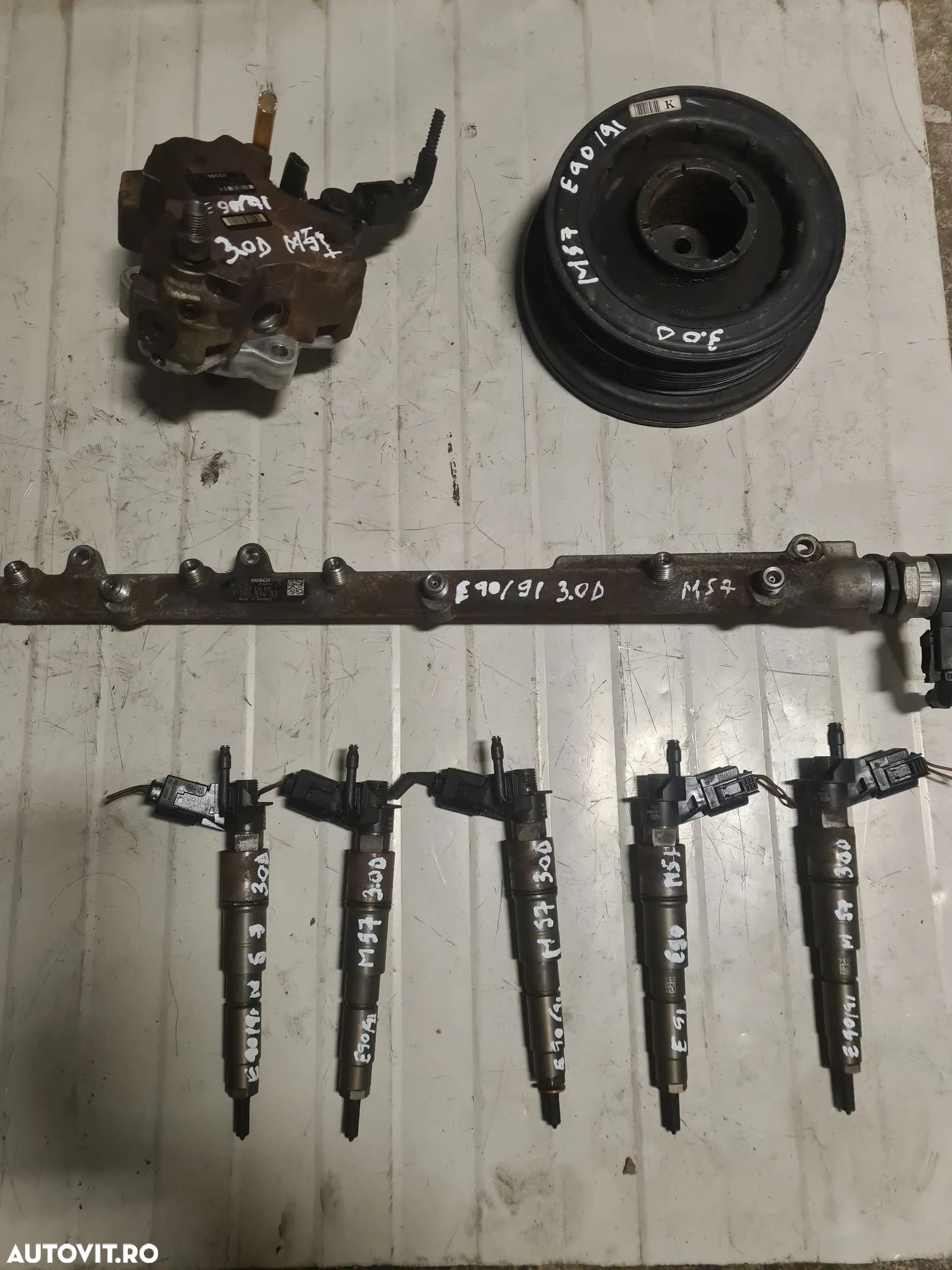 pompa inalta.rampa injectoare Bmw seria 3 E90/91,seria 7,X3/X5/X6 motor 3.0d ,.M57TUE2 - 1