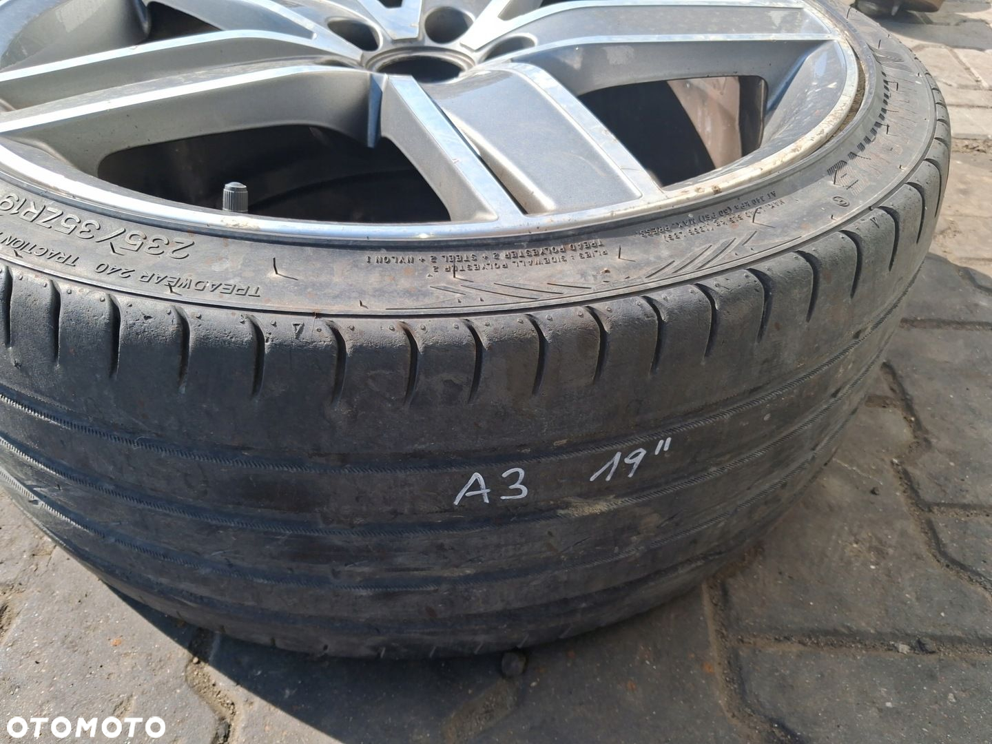 Felga aluminiowa koło Audi A3 8.0" x 19" 5x112 ET 49 2012-2020 8V0601025AS - 2