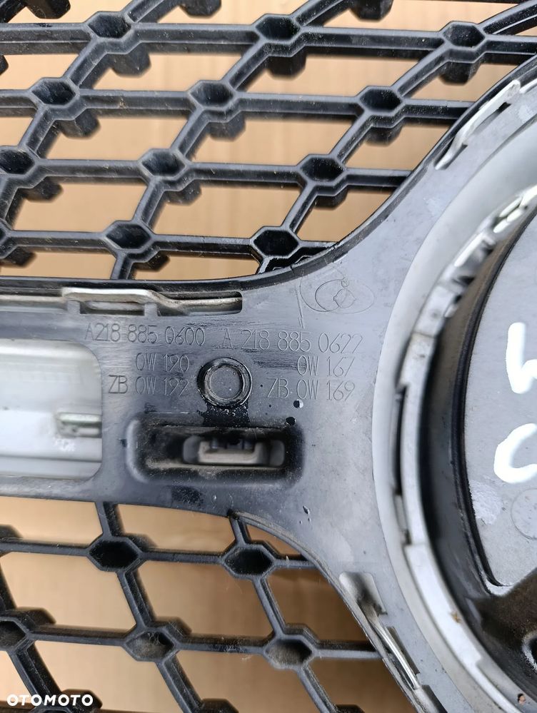 MERCEDES CLS C218 X218 GRILL ATRAPA ZDERZAKA PRZÓD A2188850600 A0008880060 - 6