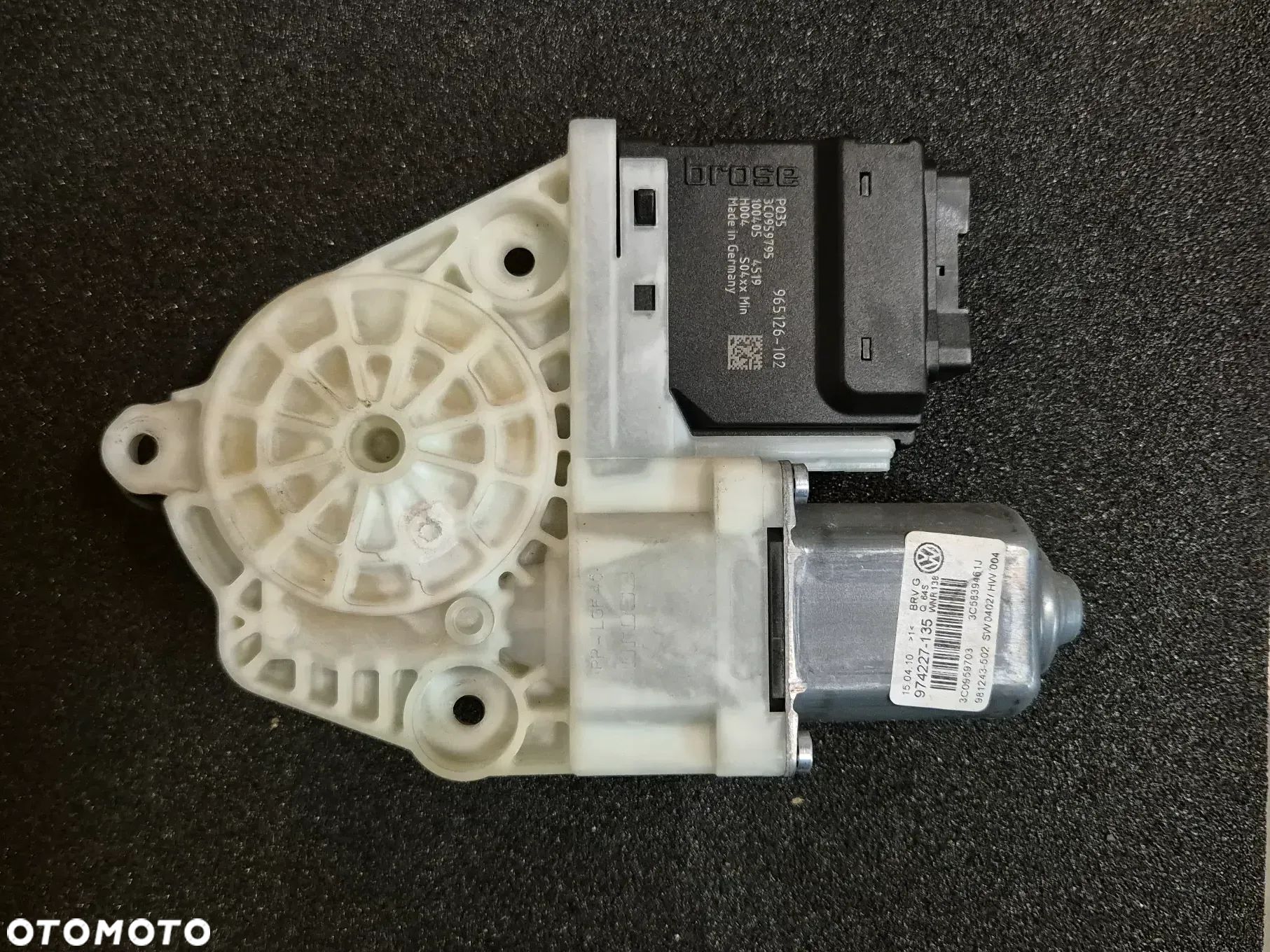 SILNICZEK MODUŁ DRZWI SZYBY TYLNY LEWY 3C0959795 VW PASSAT B6 B7 TIGUAN WYSYŁKA !!!! - 1