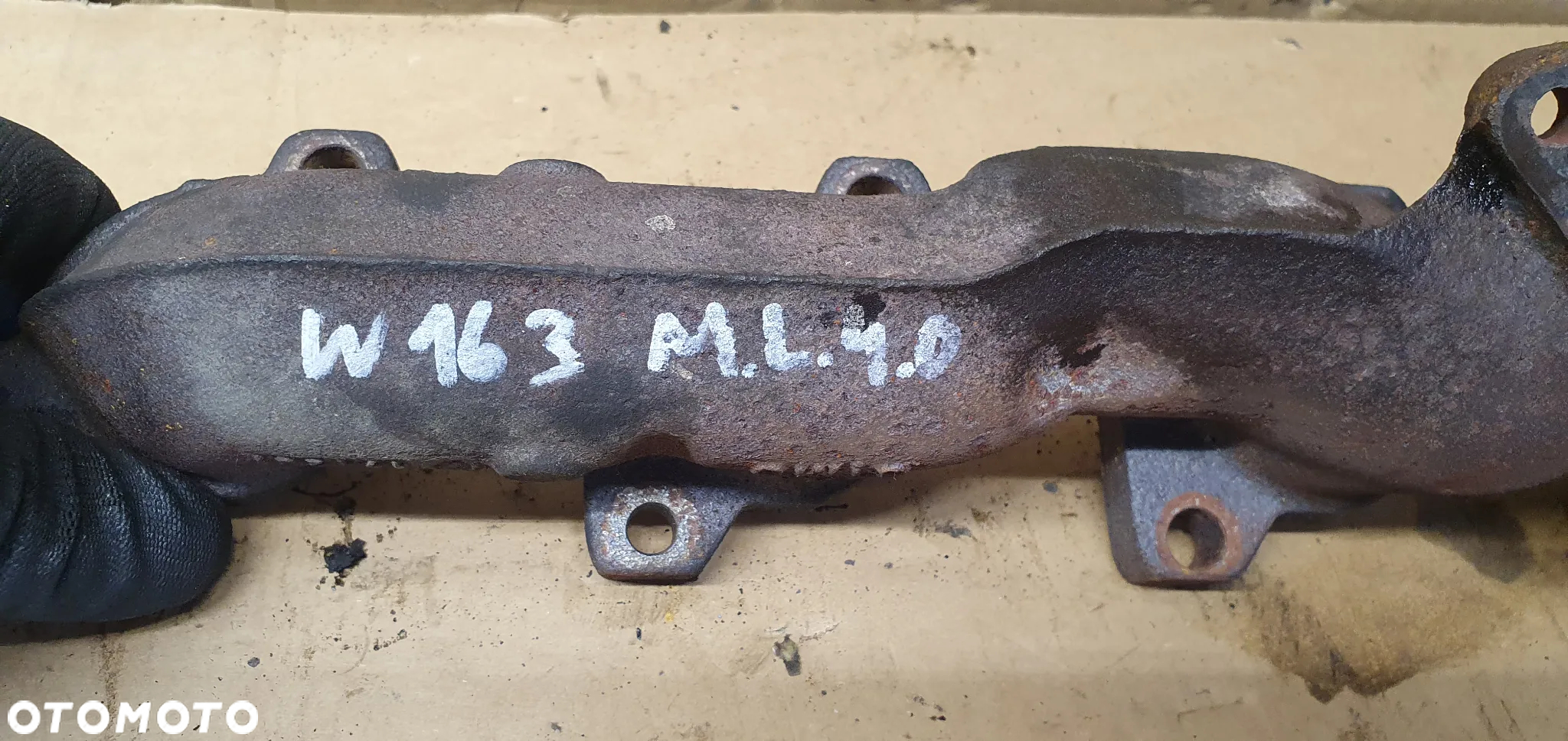Kolektor wydechowy Mercedes ML W163 4.0 CDI 6281420001 - 6