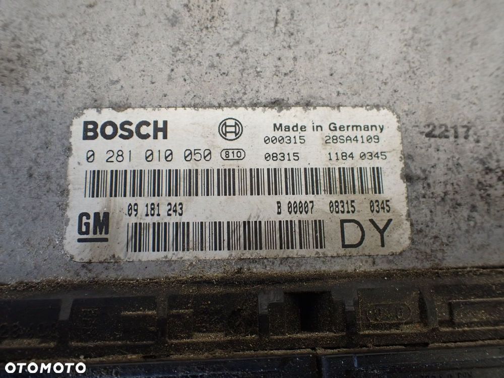 KOMPUTER SILNIKA OPEL ASTRA II G 0281010050 - 1
