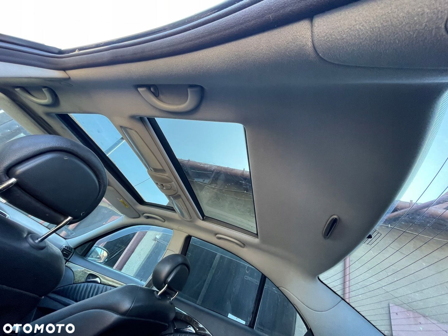 Dach szklany panorama solar podsufitka lampki Mercedes W211 SEDAN KPL BDB - 12
