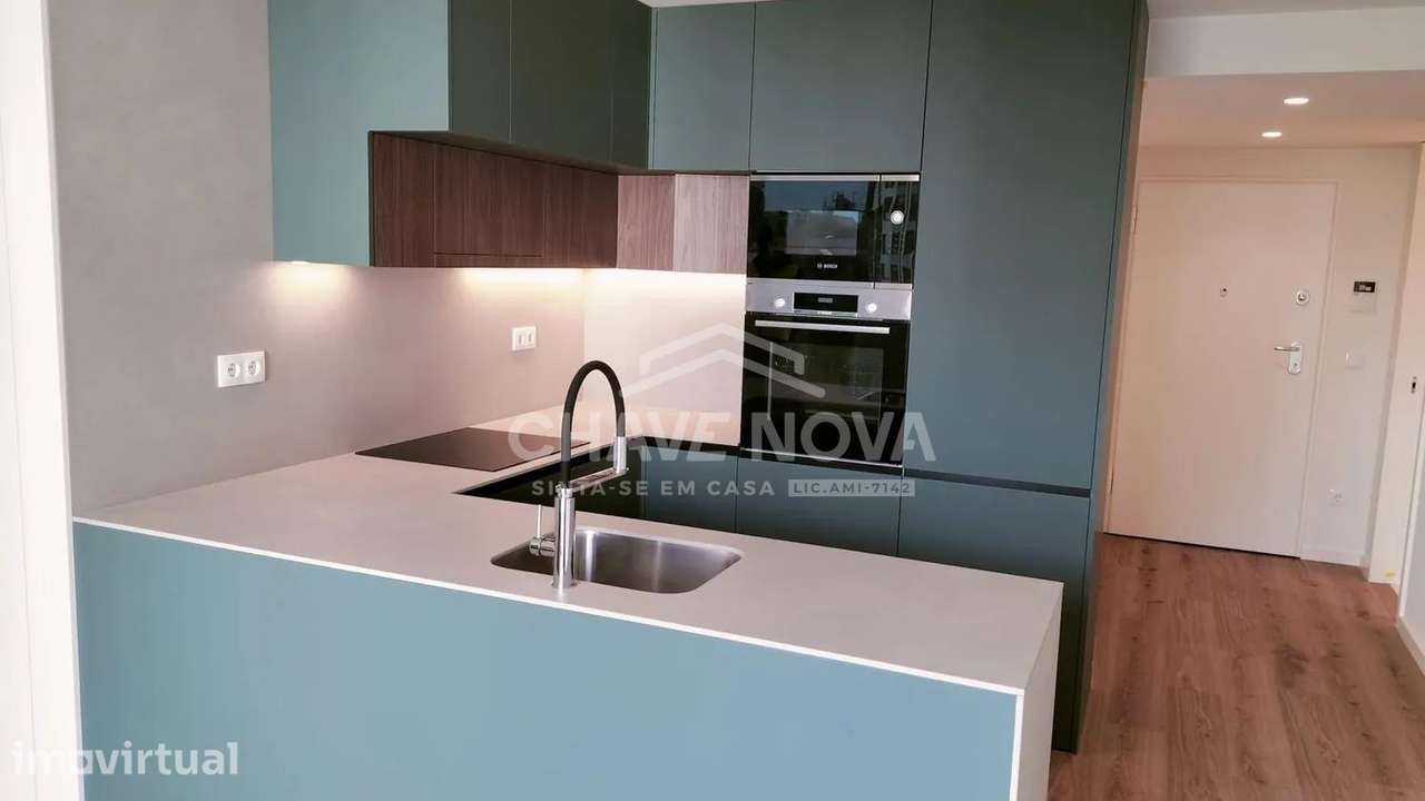 Apartamento T2 Novo c/ varanda e lugar de garagem em Vila Nova de Gaia - Grande imagem: 3/9