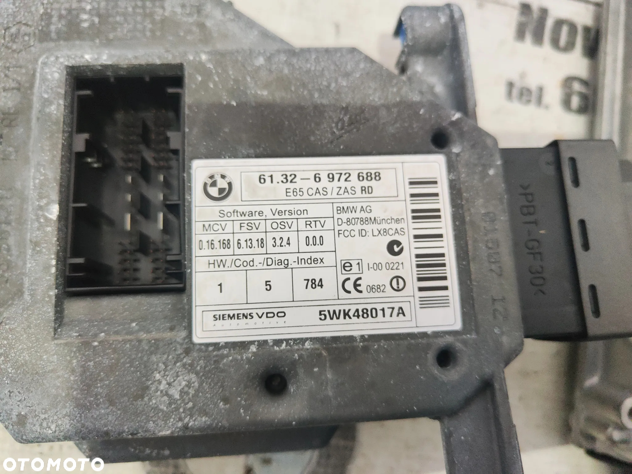 BMW E65 E66 LCI Lifting 3.0d 231KM Sterownik Silnika Zestaw Startowy 7803369 - 6
