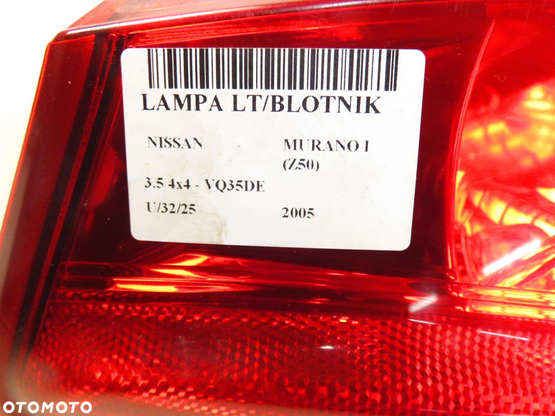 LAMPA LEWA TYLNA NISSAN MURANO I Z50 22063779 - 12