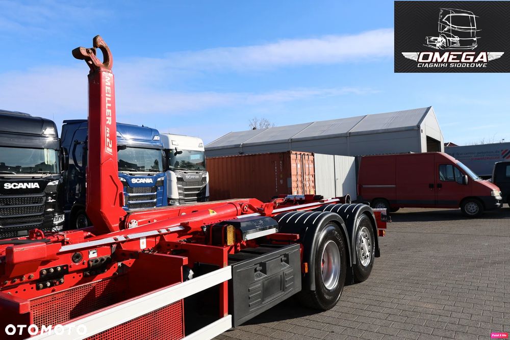 Scania R 450 Hakowiec // Oś skrętna // MEILLER // Klima postojowa / - 14