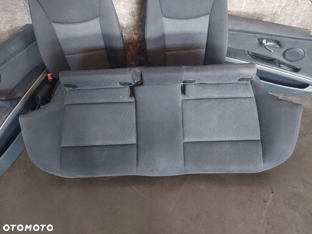 KOMPLET FOTELI FOTELE LEWY PRAWY PRZÓD + KANAPA TYŁ + BOCZKI BMW E90 - 6