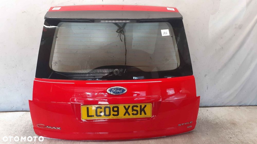 /  KLAPA TYŁ TYLNA BAGAŻNIKA DO FORD C-MAX C MAX CZERWONY A4 - 1