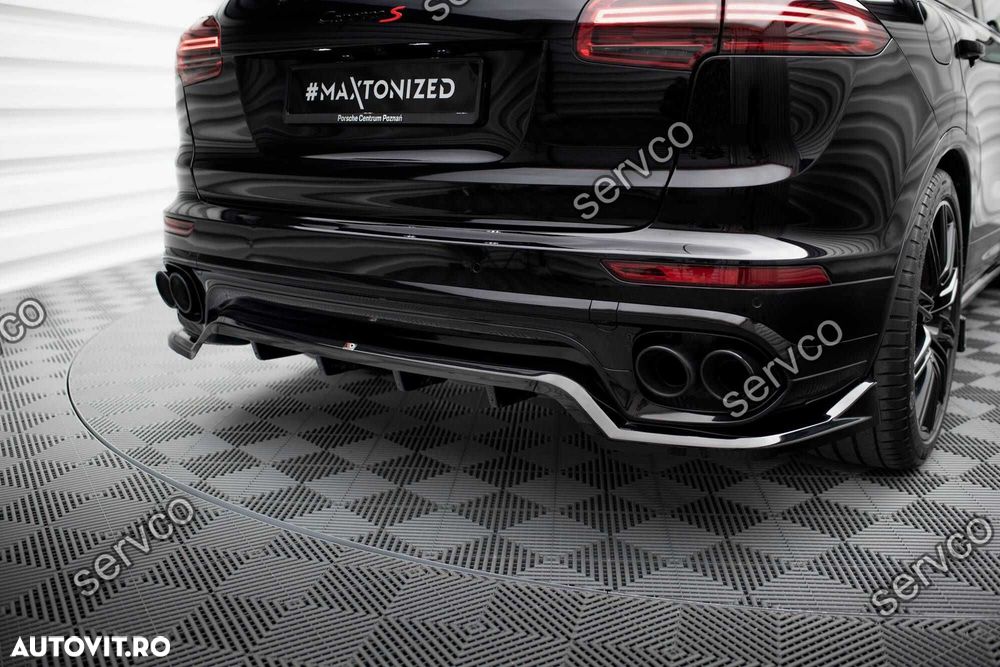 Prelungire bara spate Porsche Cayenne Mk2 2014-2018 v3 - Maxton - 5